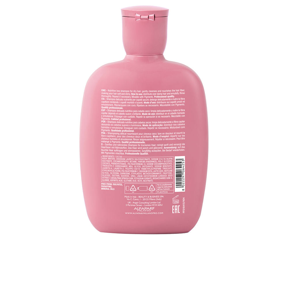 Alfaparf Milano Semi Di Lino Moisture Nutritive Low Shampoo 250 ml