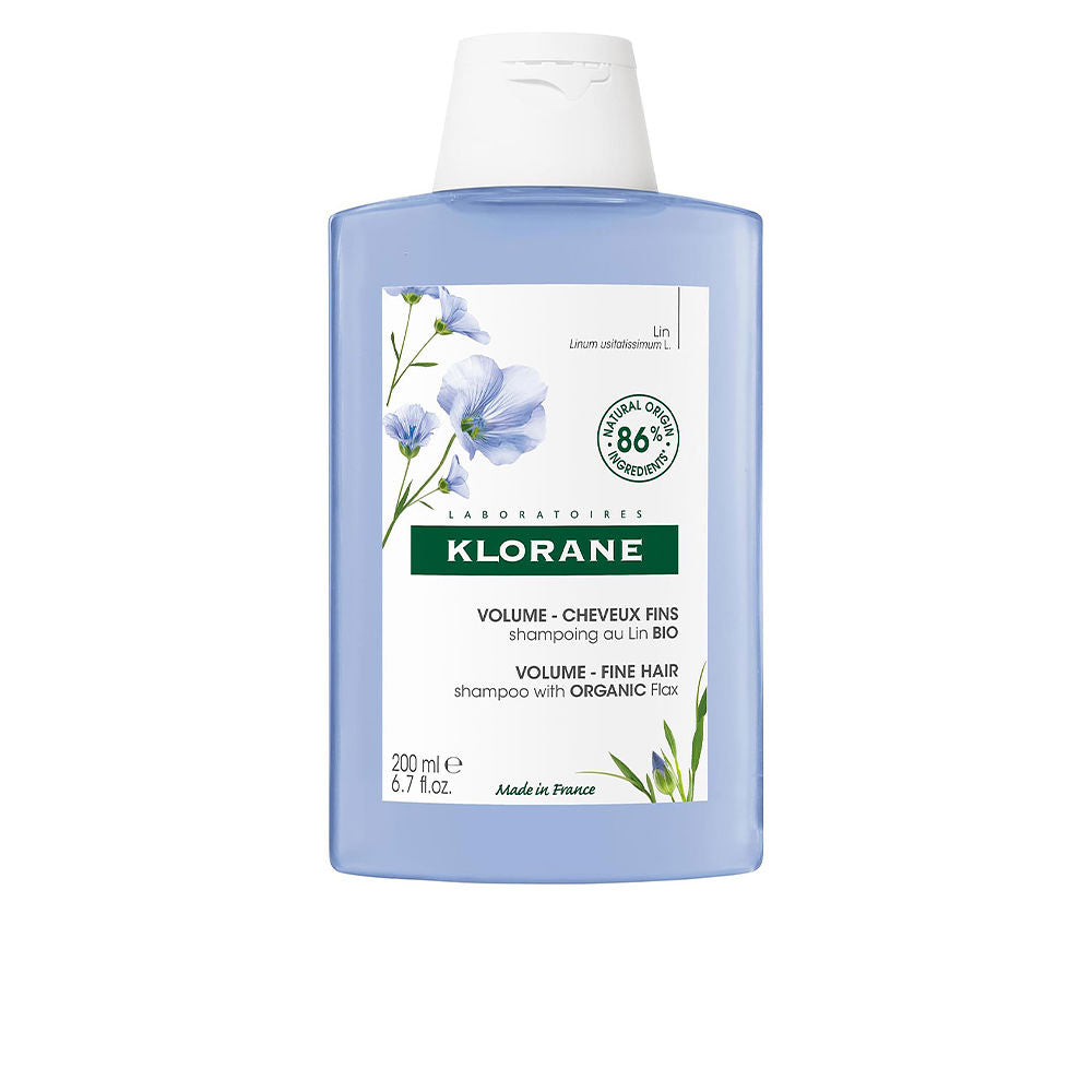 Klorane Volume Organic Linen Shampoo 200 ml