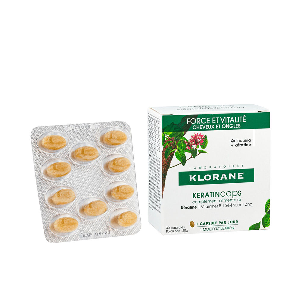 Klorane A La Keratin Food Supplement Hair and Nails 30 U