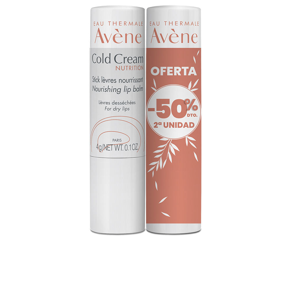 Avène Cold Cream Nourishing Lip Stick Lot 2 X 4 gr