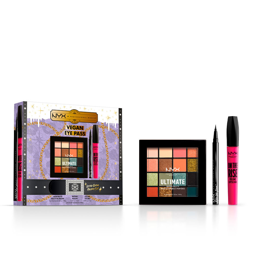 Nyx Professional Make Up Vegan Eye Pass Limited Edition Set 3 Pz
