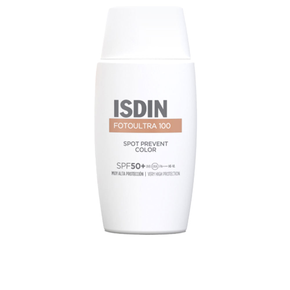 ISDIN Foto Ultra 100 Tinted Facial Sunscreen Prevents Sun Spots SPF50+ 50 ml