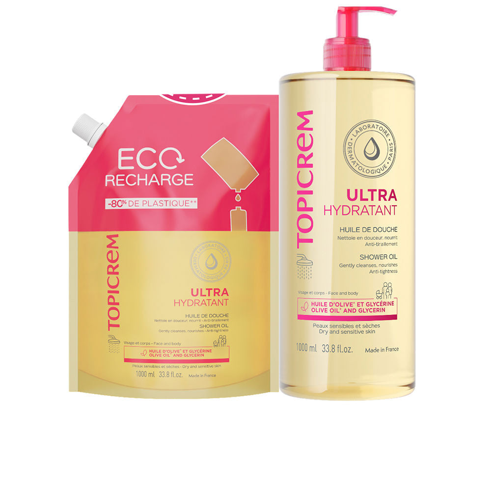 Topicrem Uh Shower Oil Case 2 pcs