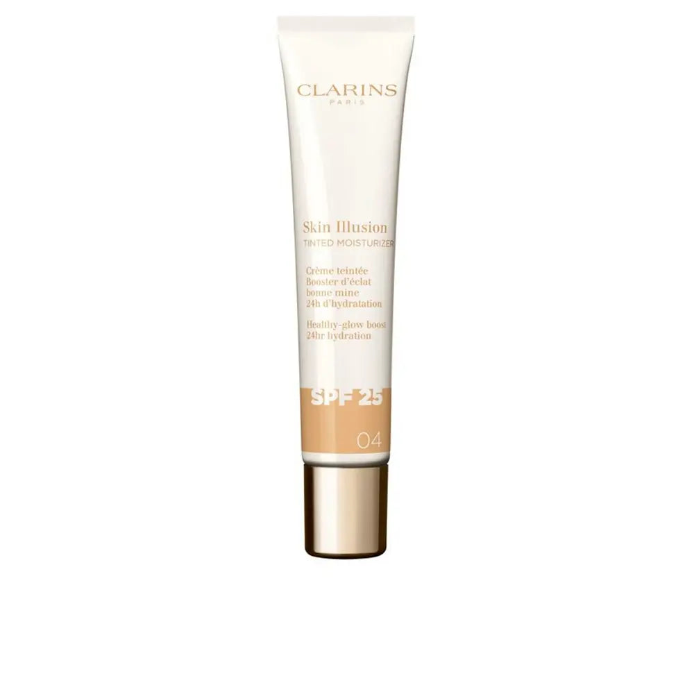 Clarins Skin Illusion Tinted Moisturizer Anti-Aging Tinted Treatment Glow Effect Spf25