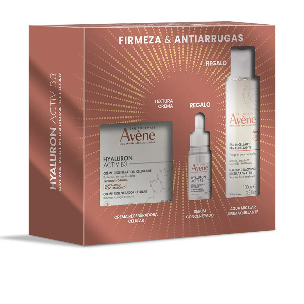 Avène Hyaluron Activ B3 Cream + Micellar Water + Hab3 Serum Set 3 Pcs