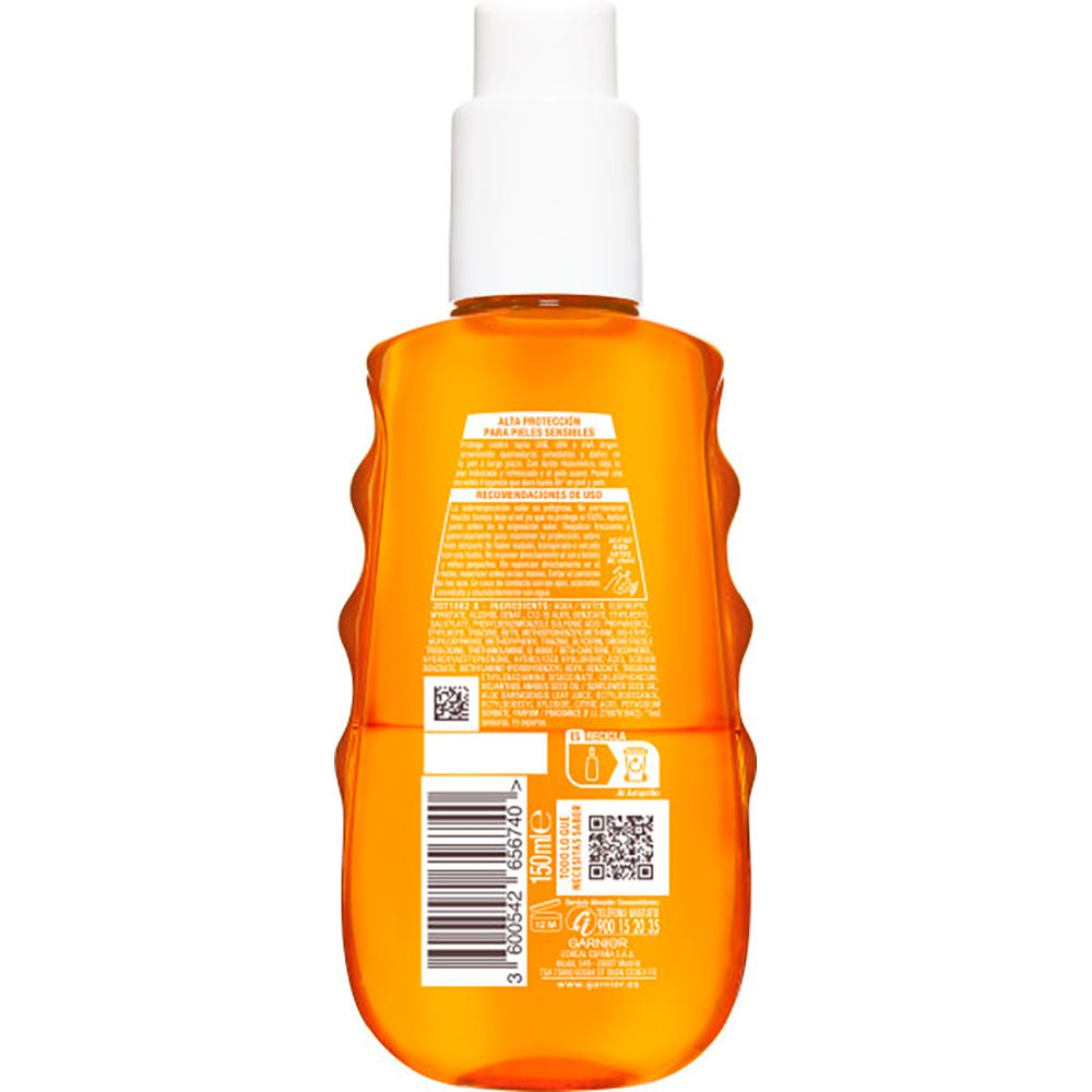 Garnier Sensitive advanced moisturizing solar water spf50 150 ml