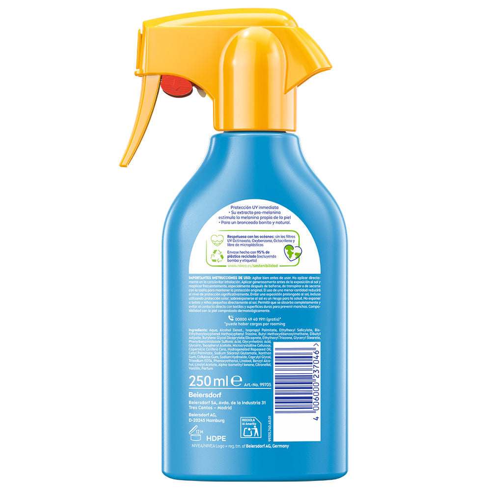 Nivea Sun Protects & Bronze Sun Lotion Spray SPF30 250 ml