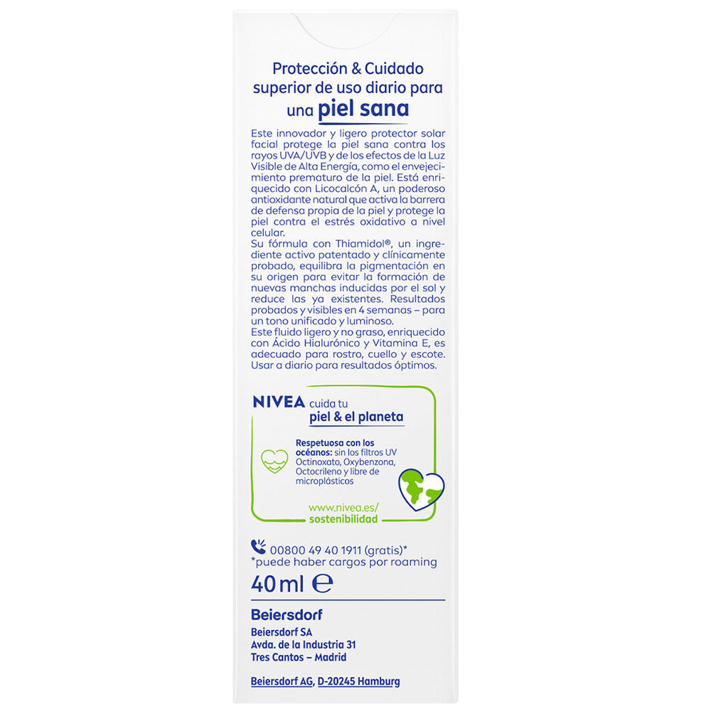 Nivea Sun Facial Sunscreen SPF50+ 40 ml