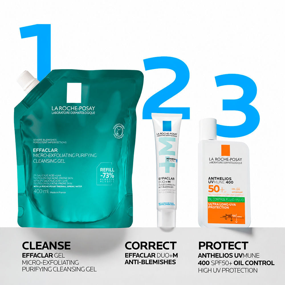La Roche Posay Effaclar Purifying Micro-Exfoliating Gel Anti-Blemish with Salicylic Acid Refill 400 ml