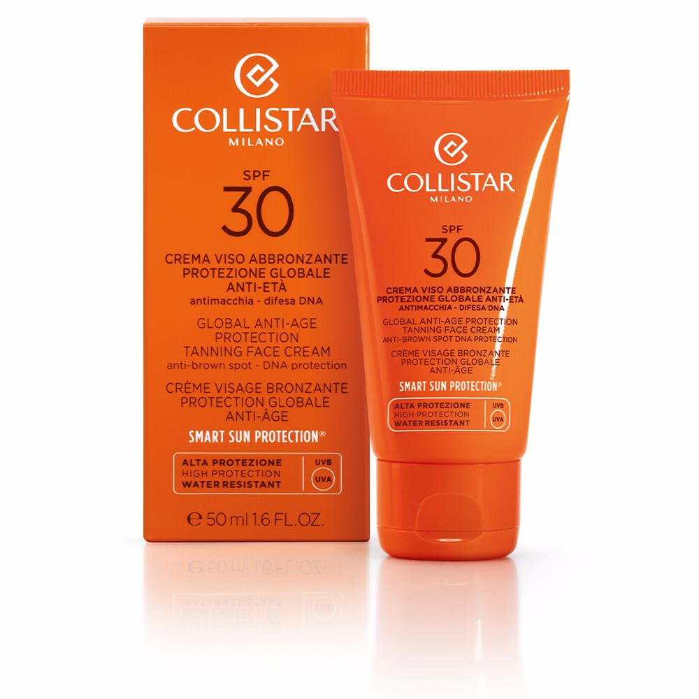 Collistar Crema rostro bronceadora protección global antiedad spf30 50 ml