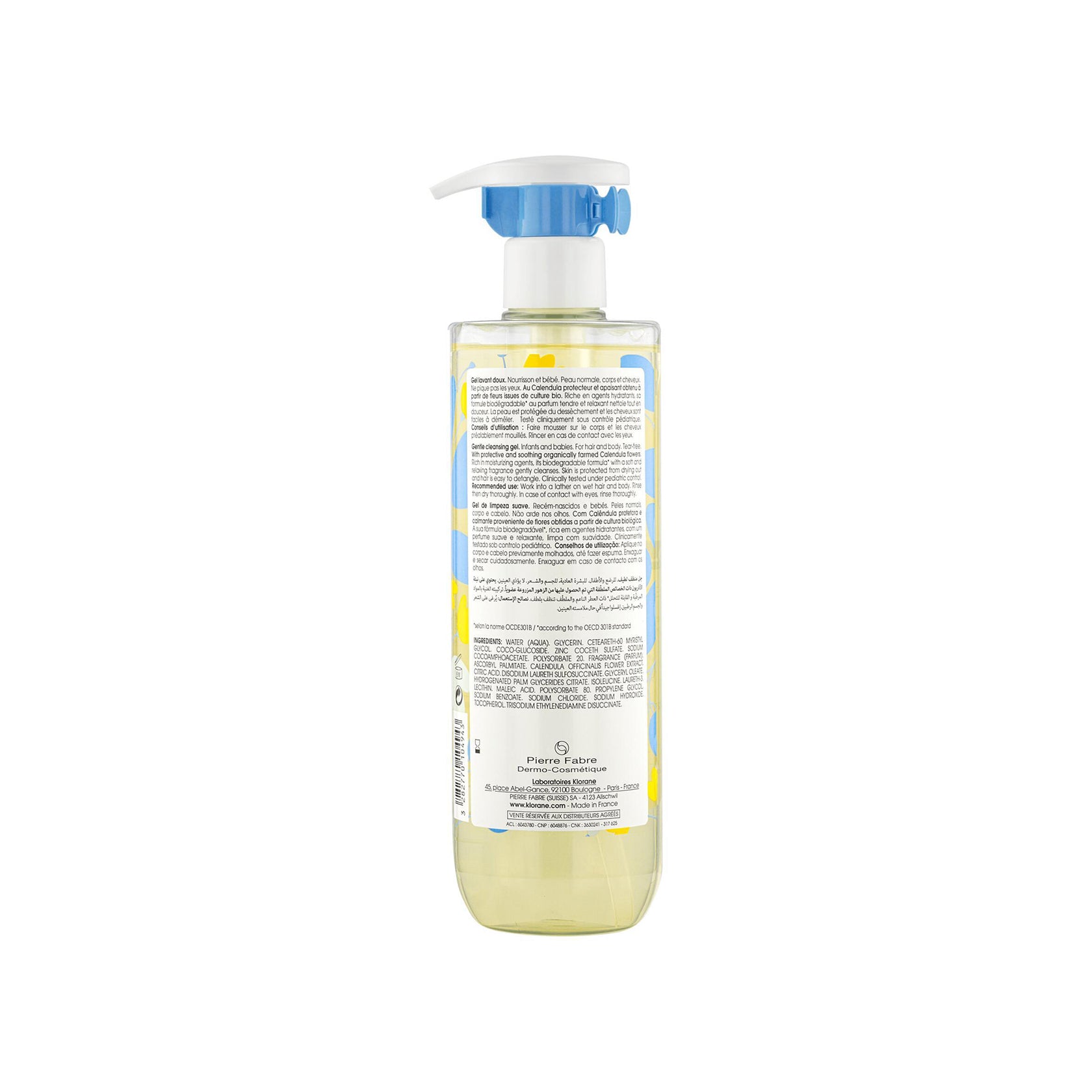 Klorane Baby Gentle Cleansing Gel 500ml