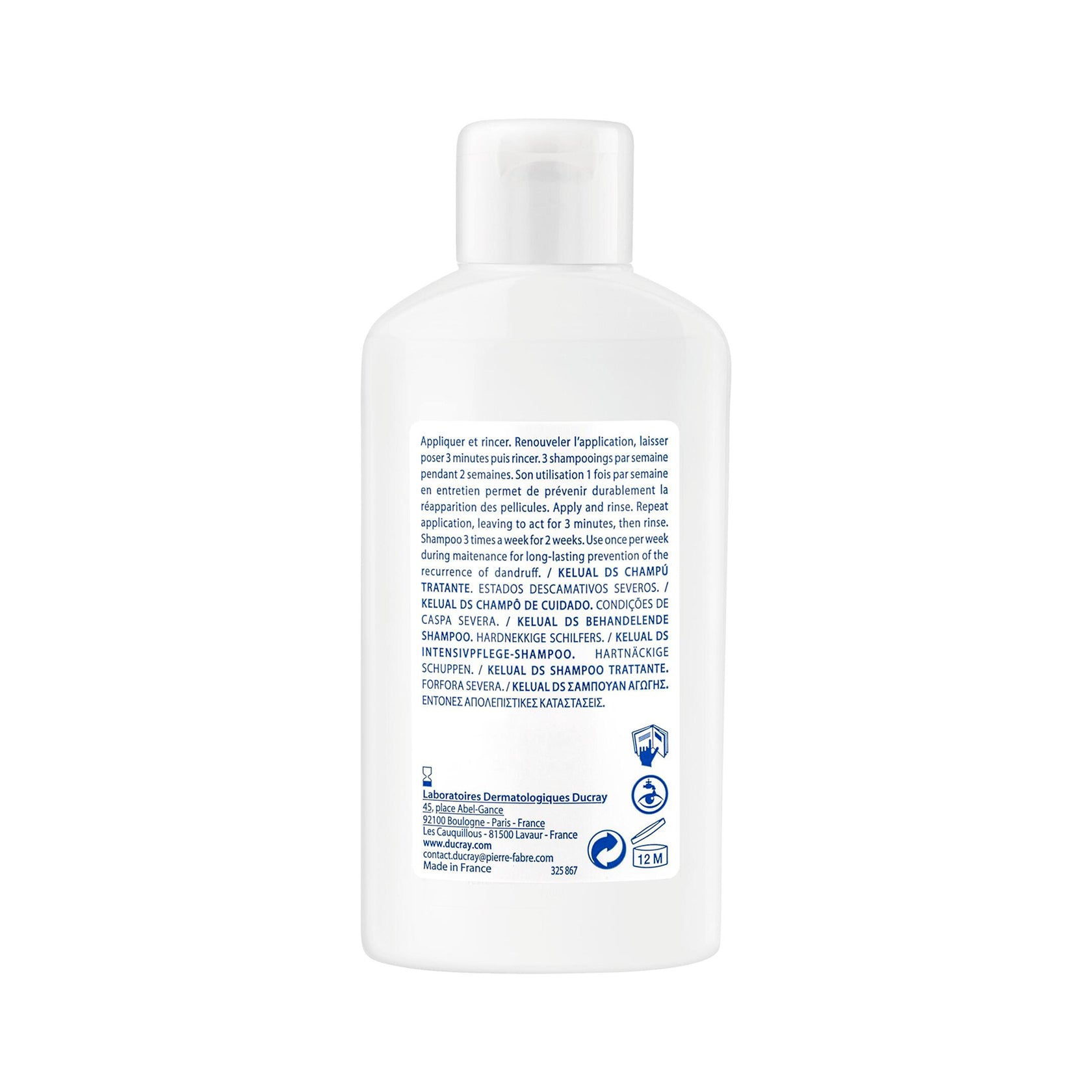 Ducray Kelual DS Anti-Dandruff Treatment Shampoo 100ml (3.38fl oz)