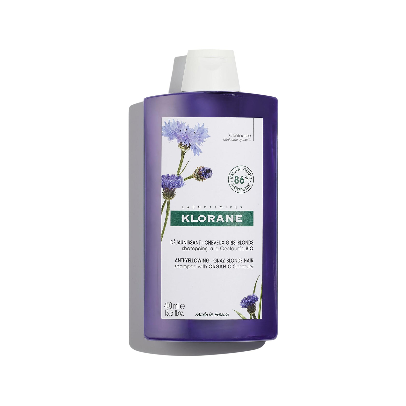 Klorane Anti-Yellowing Shampoo with Centaury 400ml (13.53fl oz)