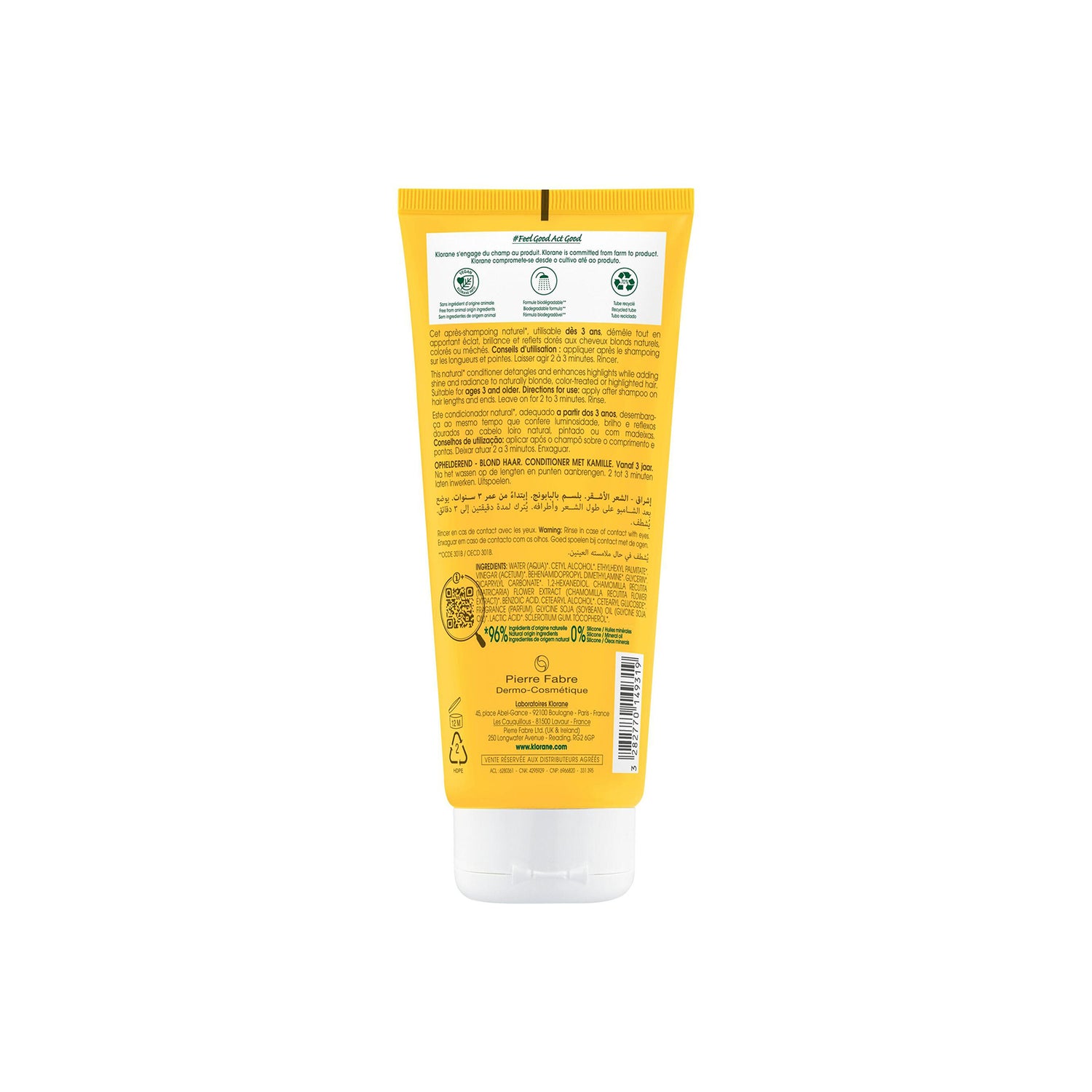 Klorane Conditioner with Chamomile 200ml (6.76fl oz)