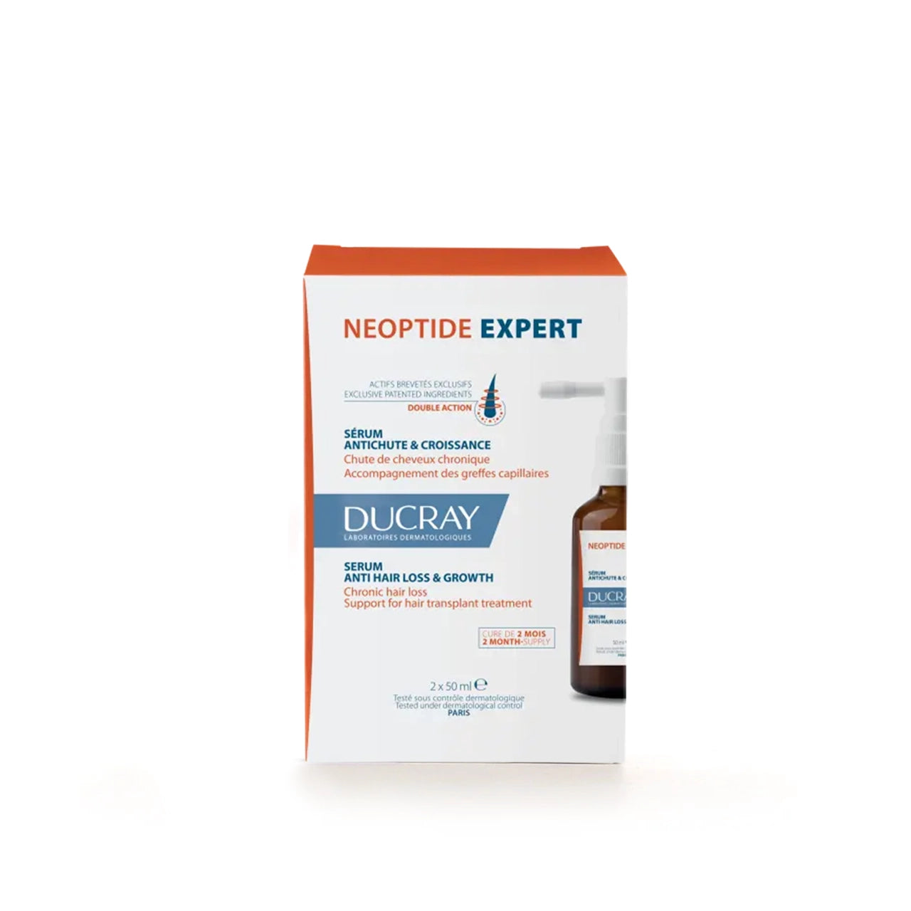 Ducray Neoptide Expert Anti-Hair Loss & Growth Serum 2x50ml Promo Pack