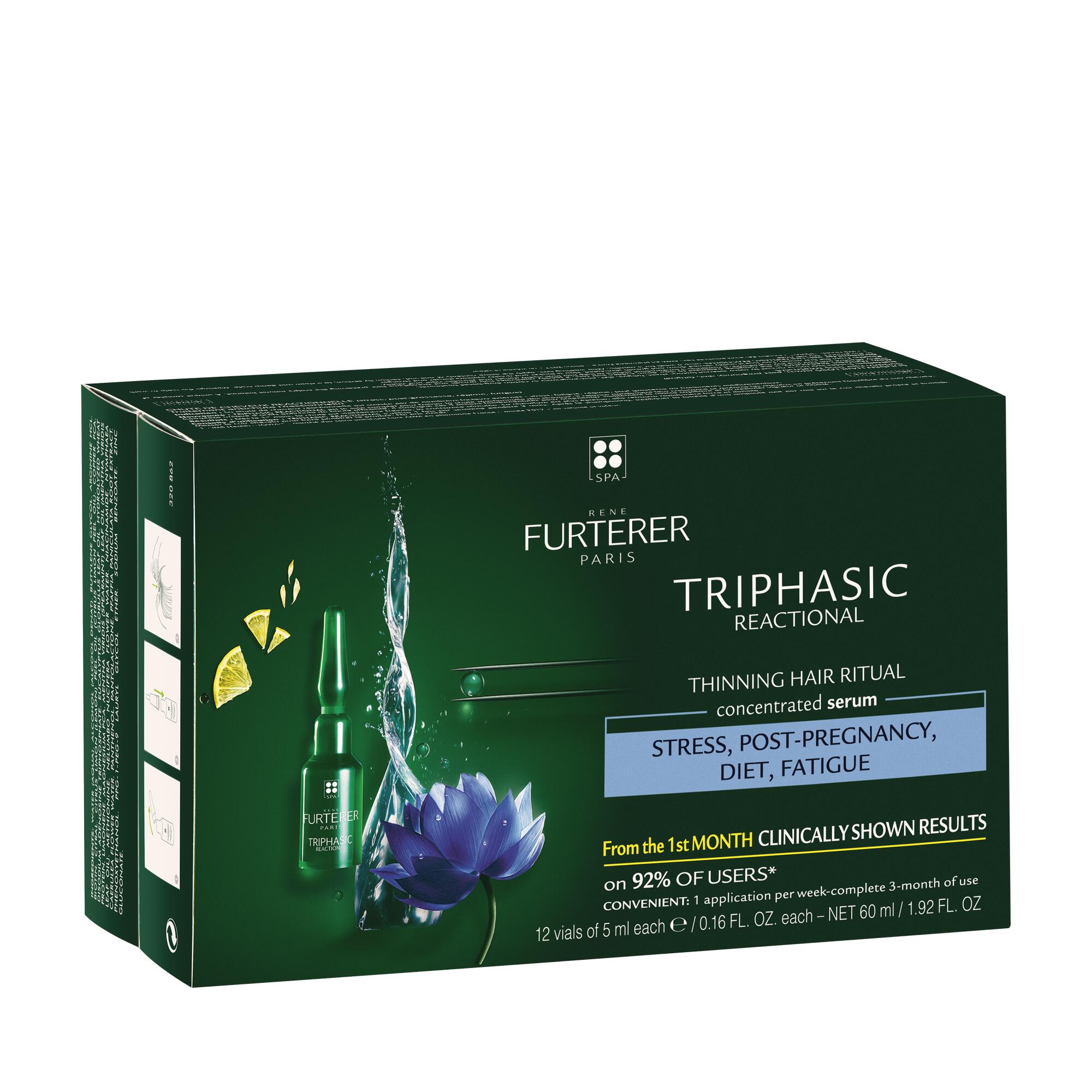 René Furterer Triphasic Reactional Anti Hair Loss Serum 12x5ml (12x0.17fl oz)