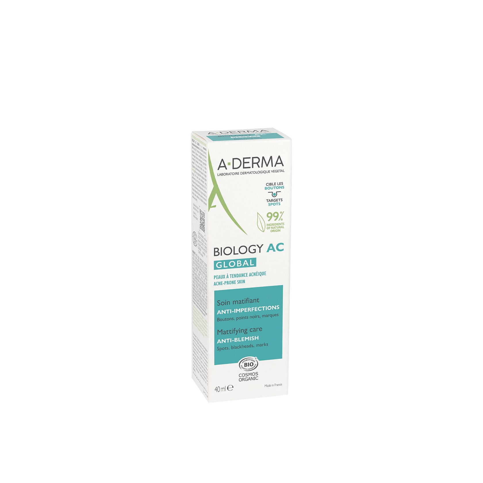 A-Derma Biology AC Global Anti-Blemish Mattifying Care 40ml (1.35 fl oz)