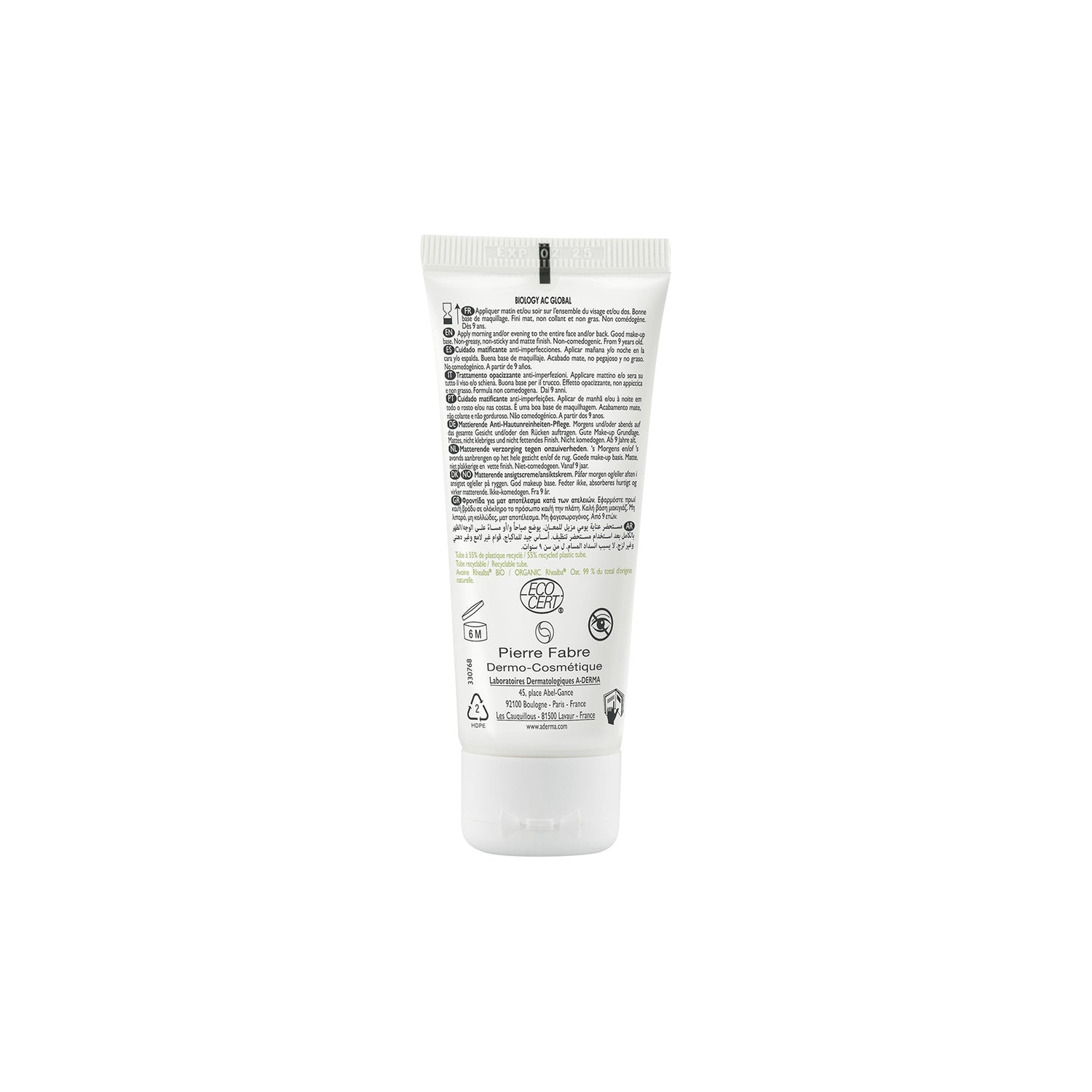 A-Derma Biology AC Global Anti-Blemish Mattifying Care 40ml (1.35 fl oz)