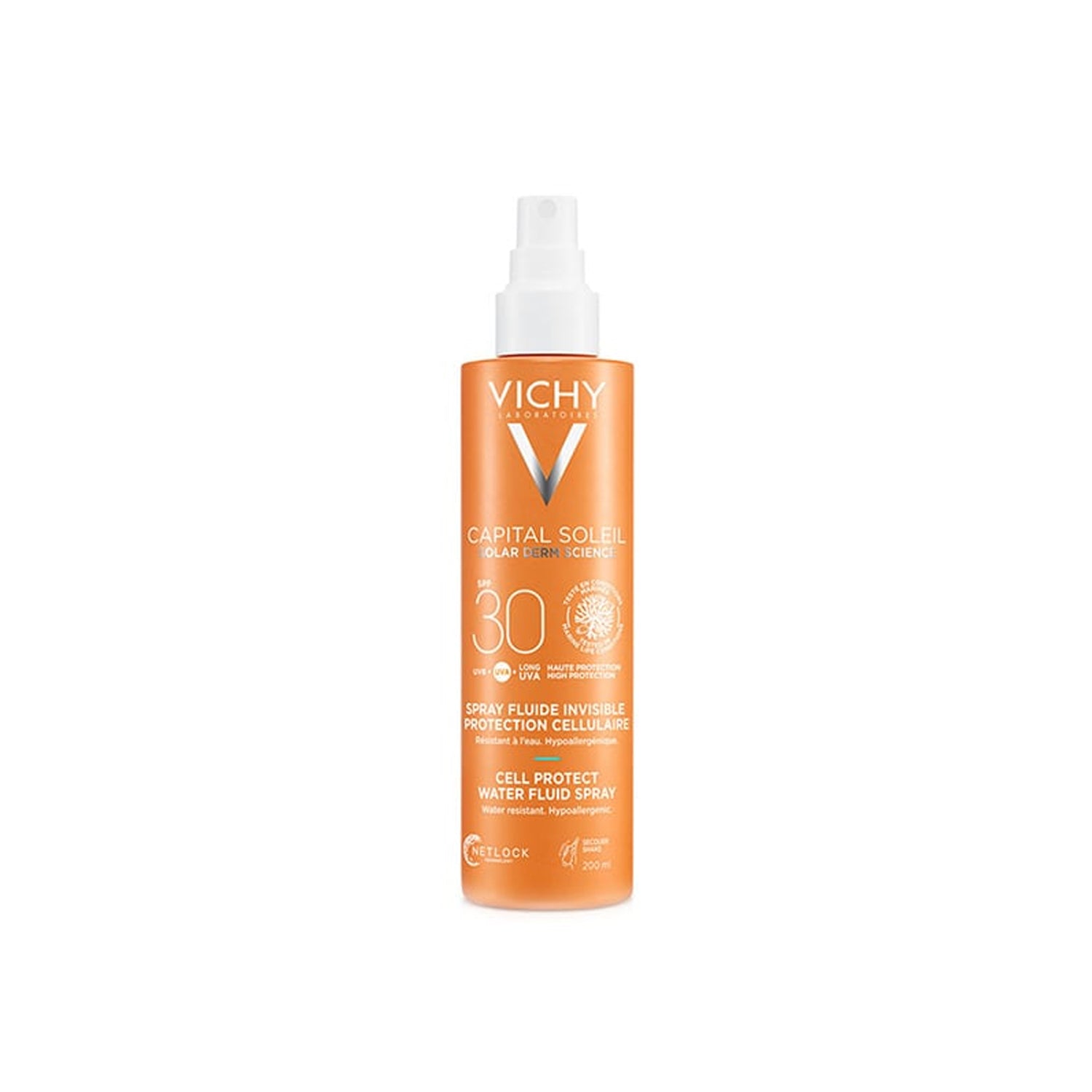 Vichy Capital Soleil Gel Protect Água Fluido Spray FPS30 200ml