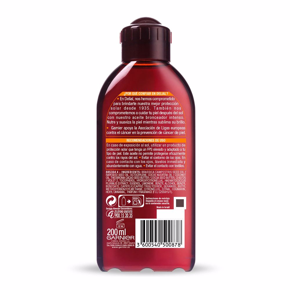 Garnier Ideal Bronze Intense Tanning Oil 200 ml