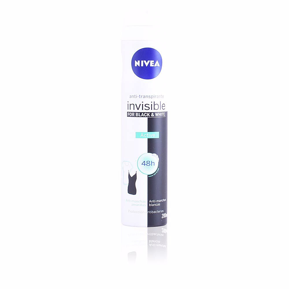 Nivea Black & White Invisible Active Deodorant Spray 200 ml