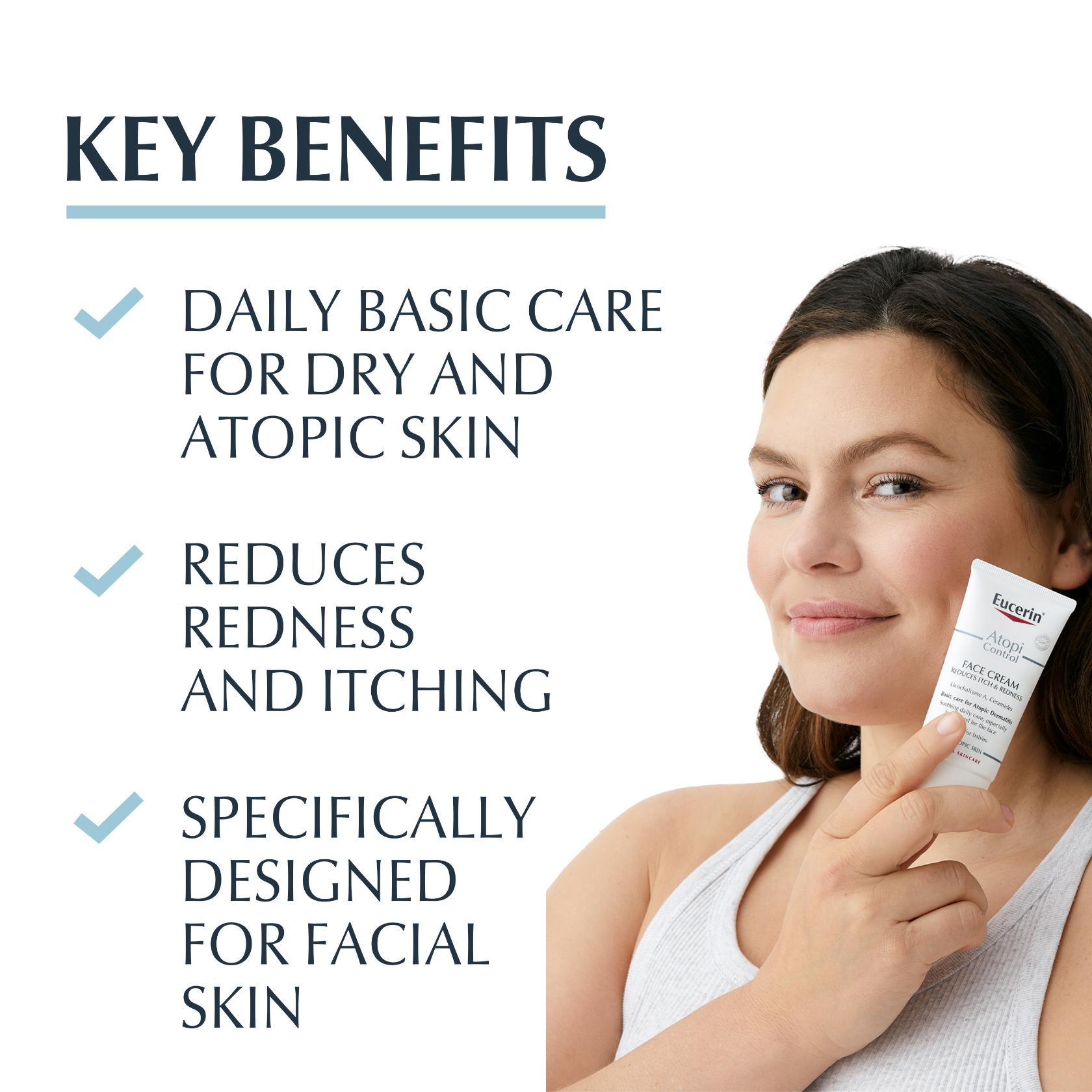 Eucerin AtopiControl Crème Visage 50 ml