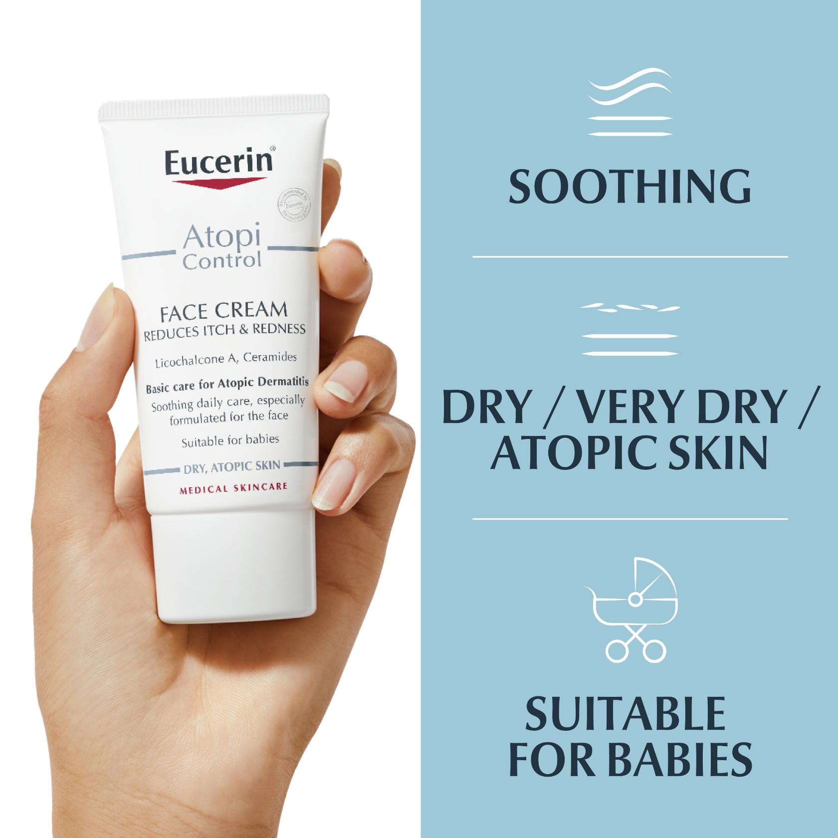 Eucerin AtopiControl Crème Visage 50 ml
