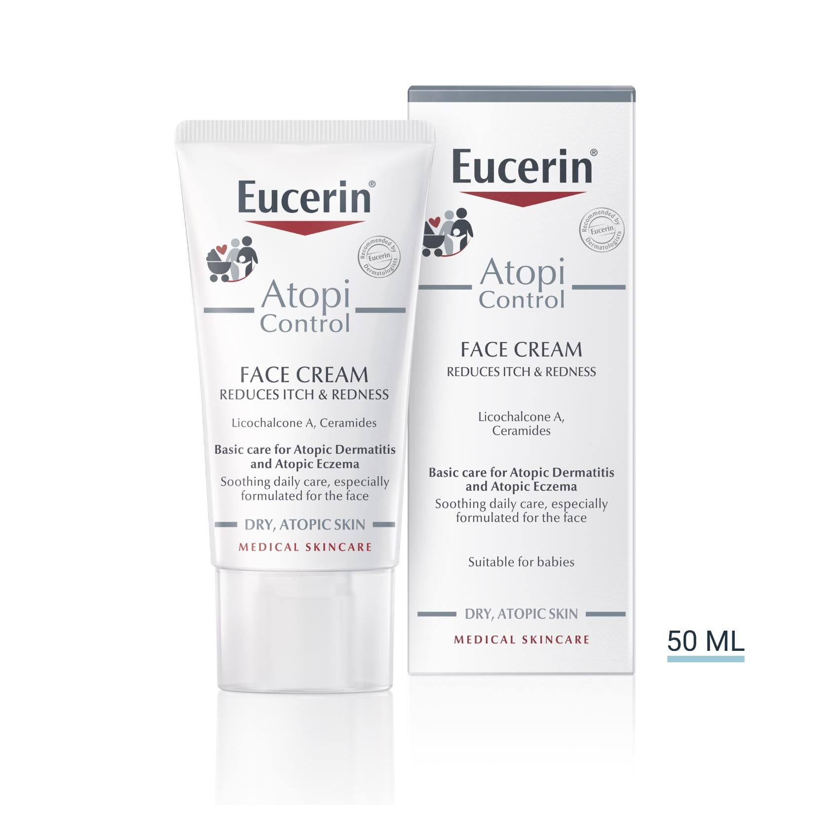 Eucerin AtopiControl Crème Visage 50 ml