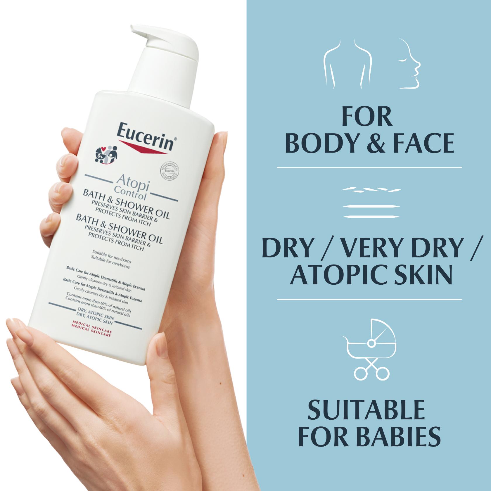 Eucerin AtopiControl Huile de Douche Peaux Sèches 400 ml