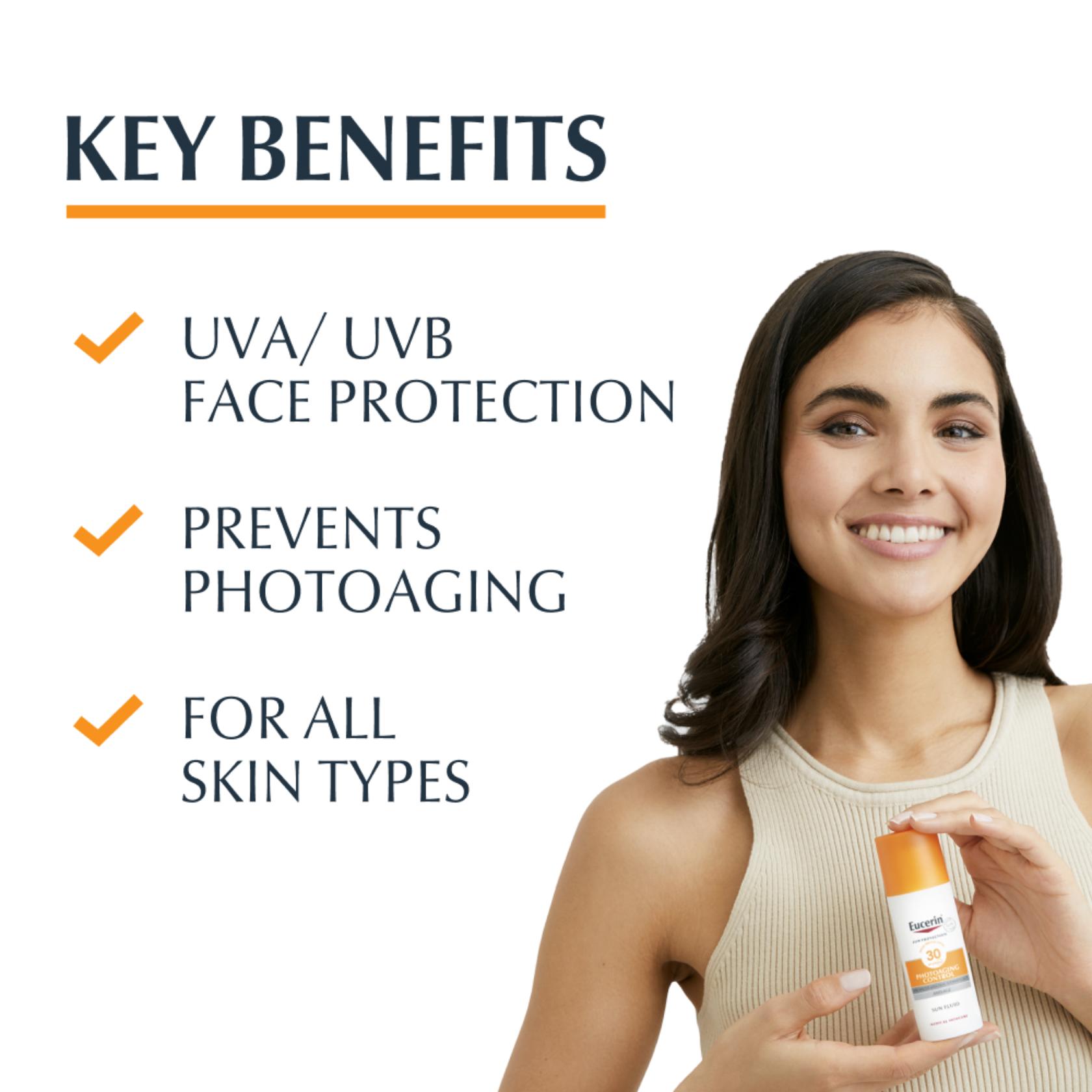Eucerin Sun Fluido de Controle de Fotoenvelhecimento SPF50 50ml