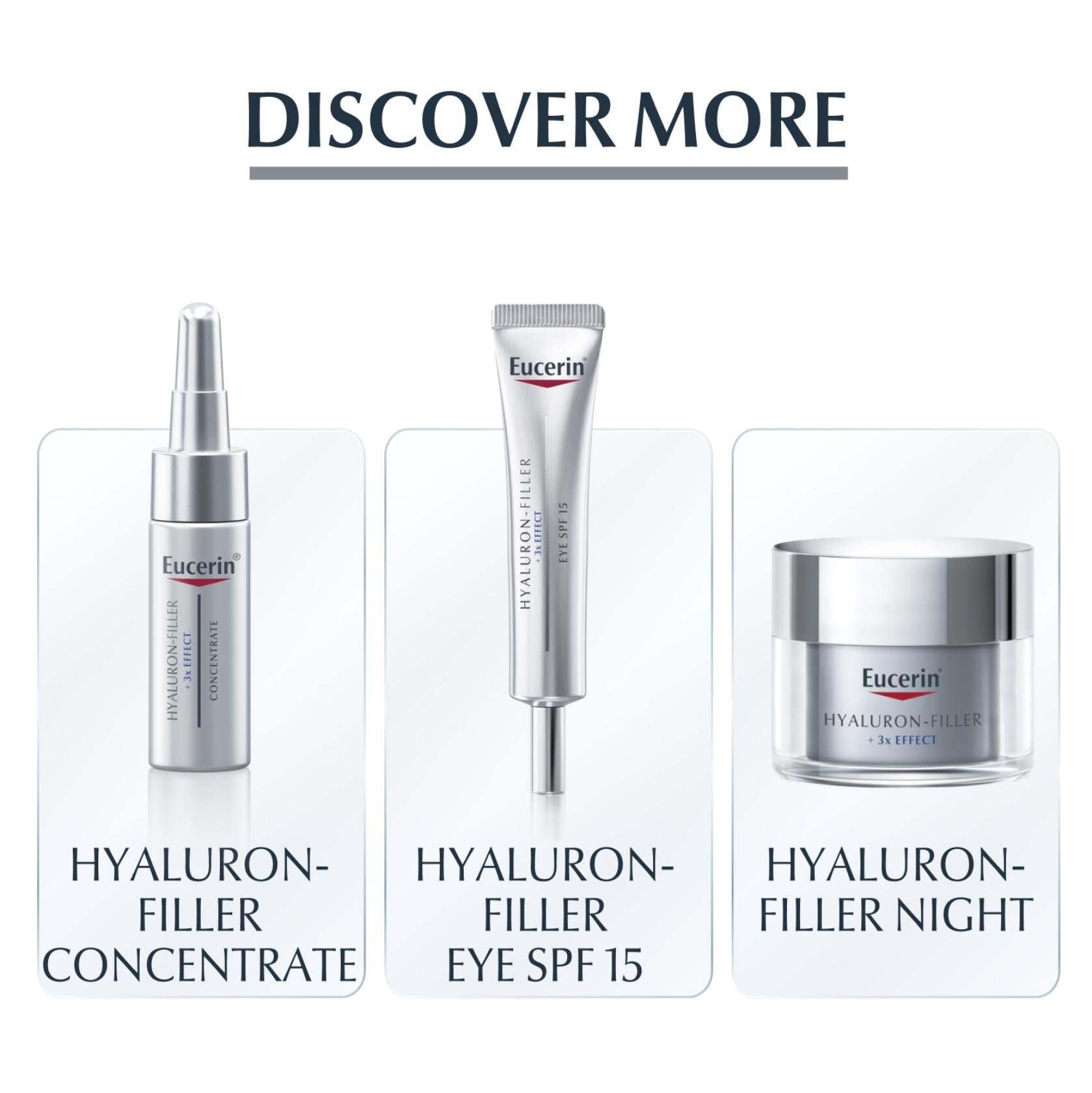 Eucerin Hyaluron-Filler Dia Pele Combinada SPF15 50ml
