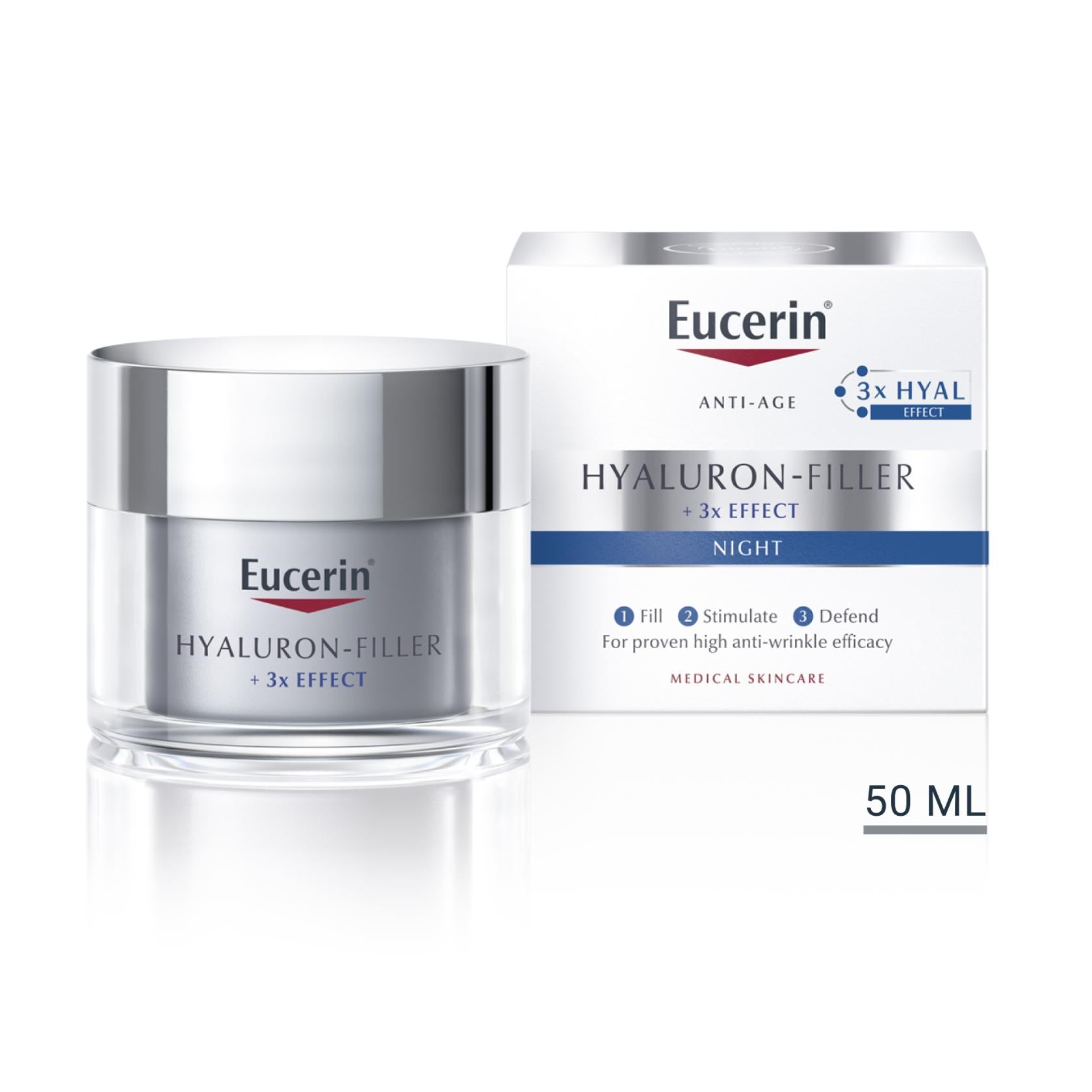 Eucerin Hyaluron-Filler 3x Effect Night Cream 50ml