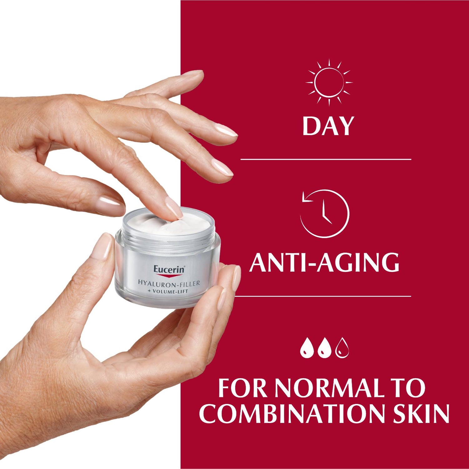 Eucerin Hyaluron-Filler + Volume-Lift Day SPF15 50ml