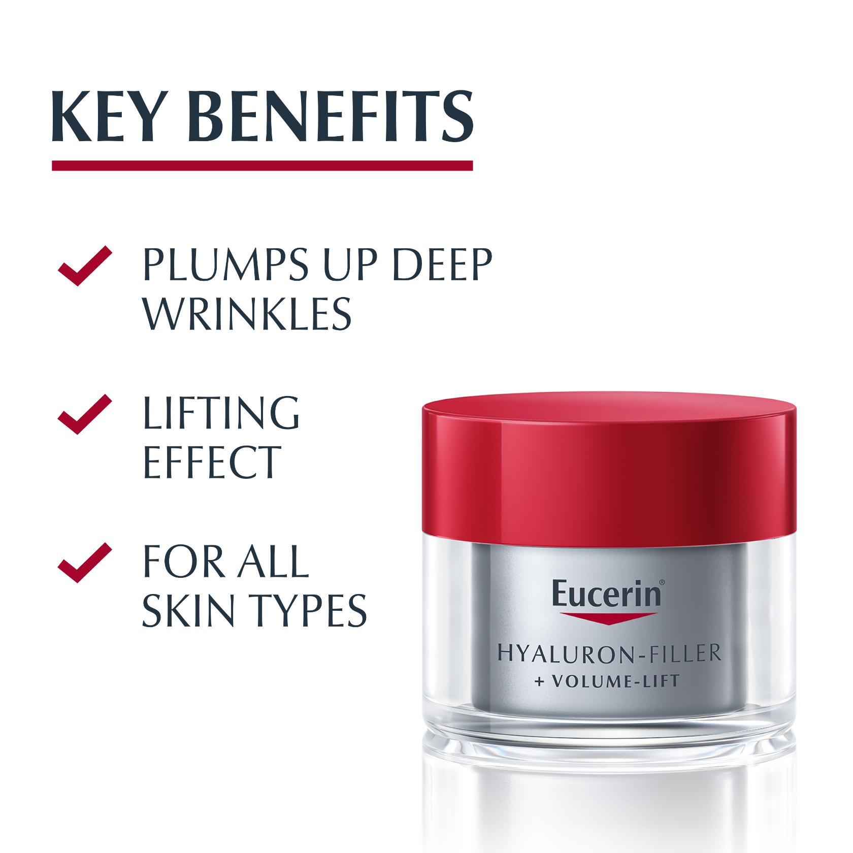 Eucerin Hyaluron-Filler + Volume-Lift Noite 50ml