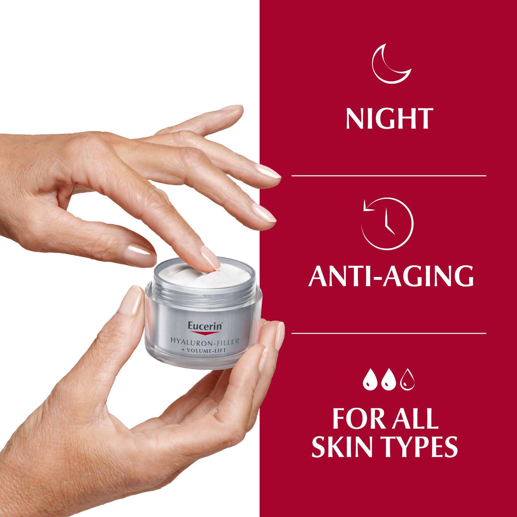 Eucerin Hyaluron-Filler + Volume-Lift Noite 50ml
