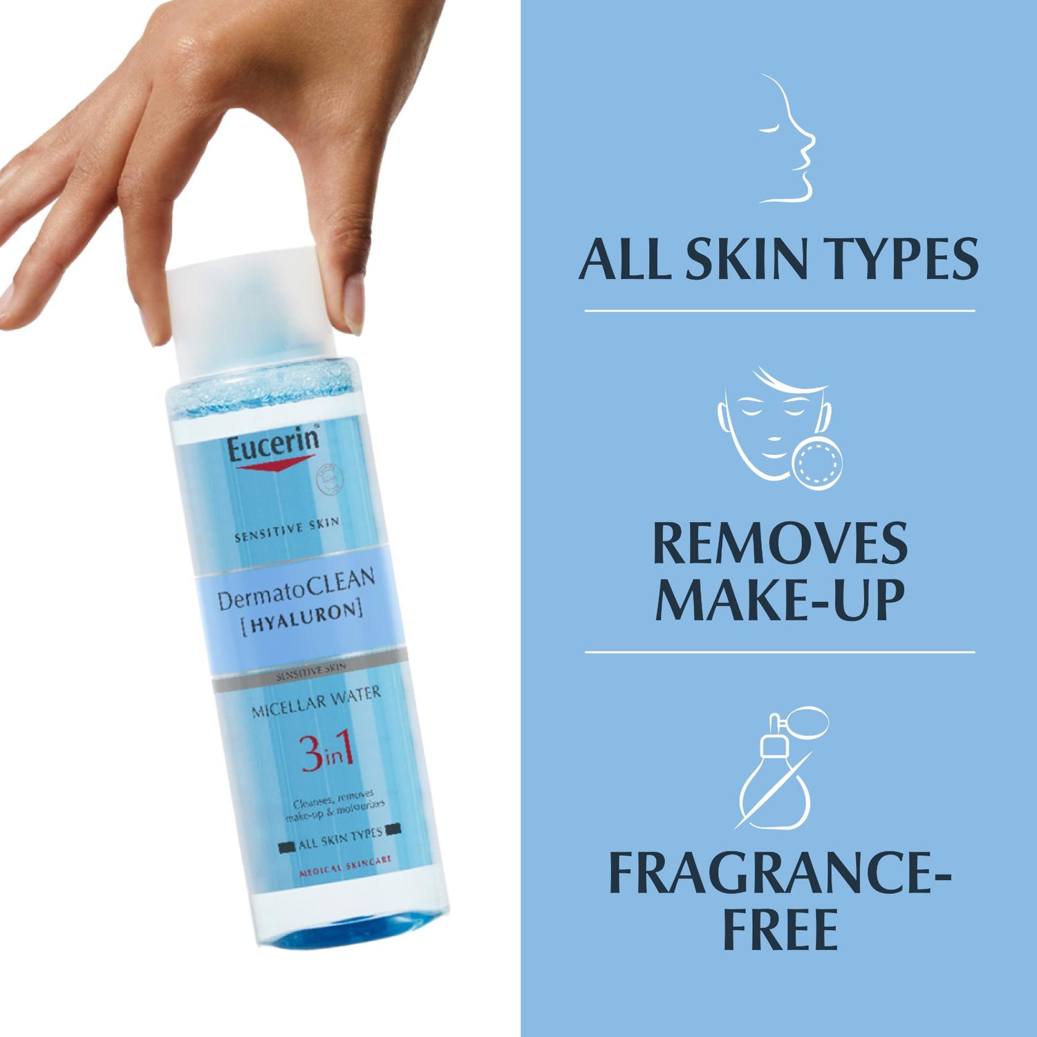 Eucerin DermatoClean Hyaluron Micellar Water 400ml