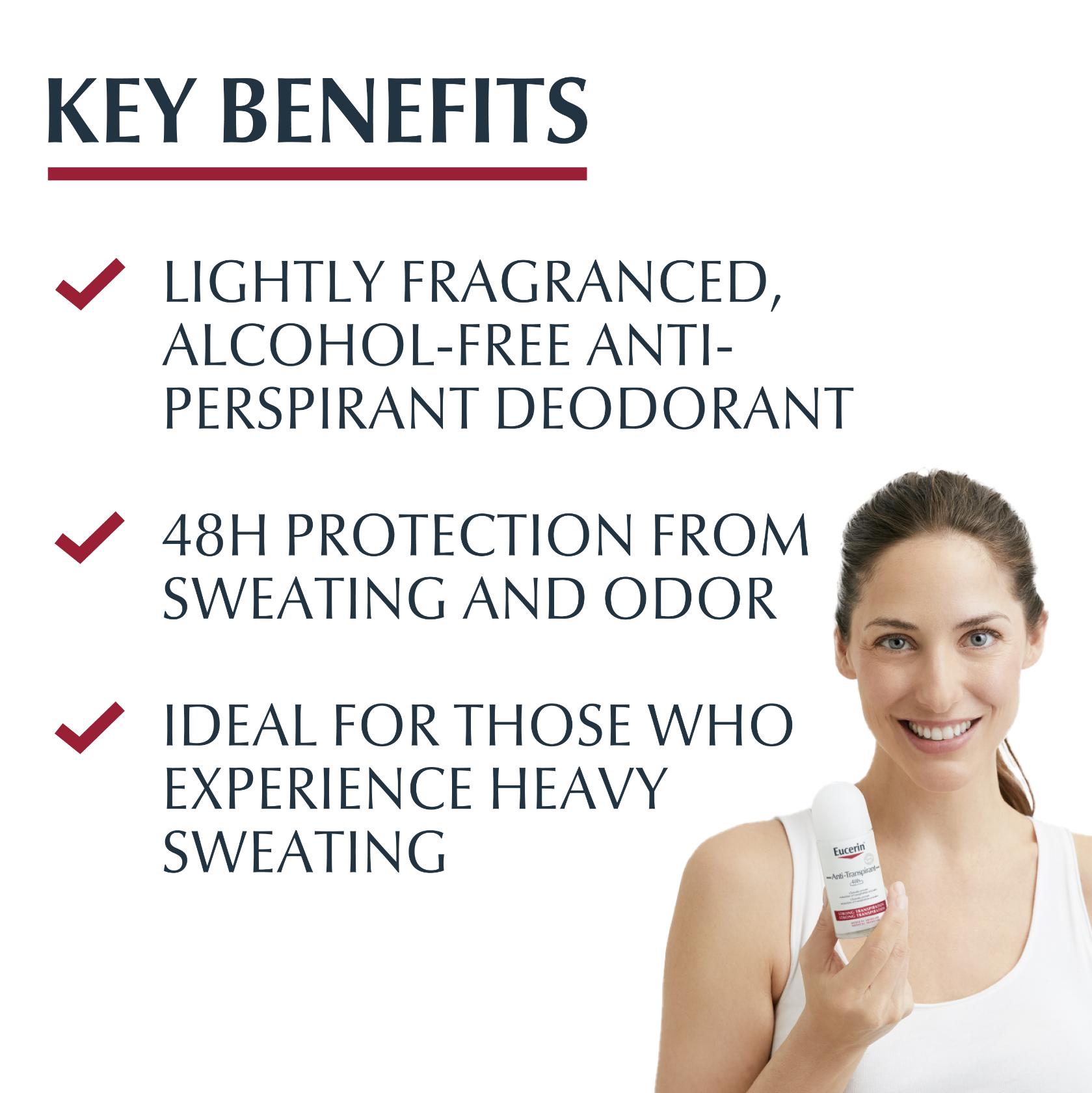 Eucerin Antiperspirant Deodorant 48h Roll-on 50ml
