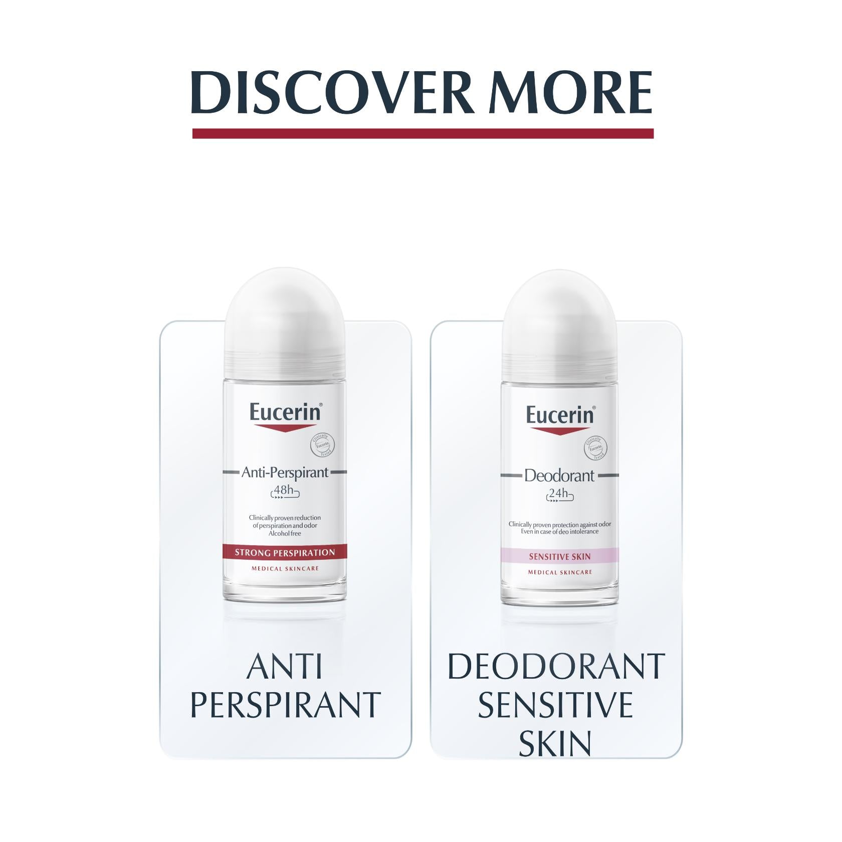 Eucerin Deodorant Sensitive Skin 48h 0% Aluminum Roll-On 50ml