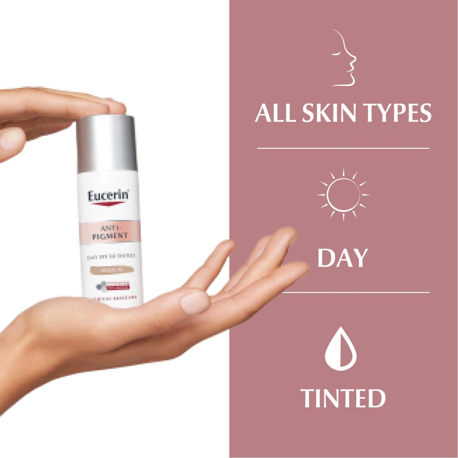 Eucerin Anti-Pigment Tinted Day Cream SPF30 Medium 50ml