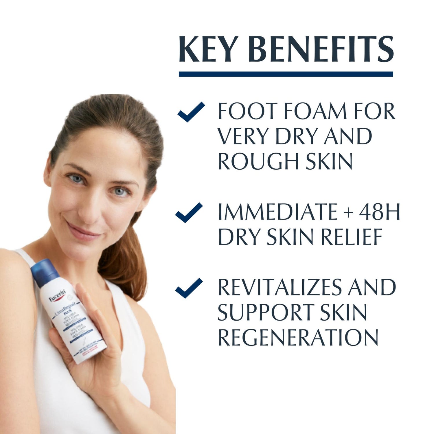Eucerin UreaRepair Plus 10% Urea Foot Foam 150ml