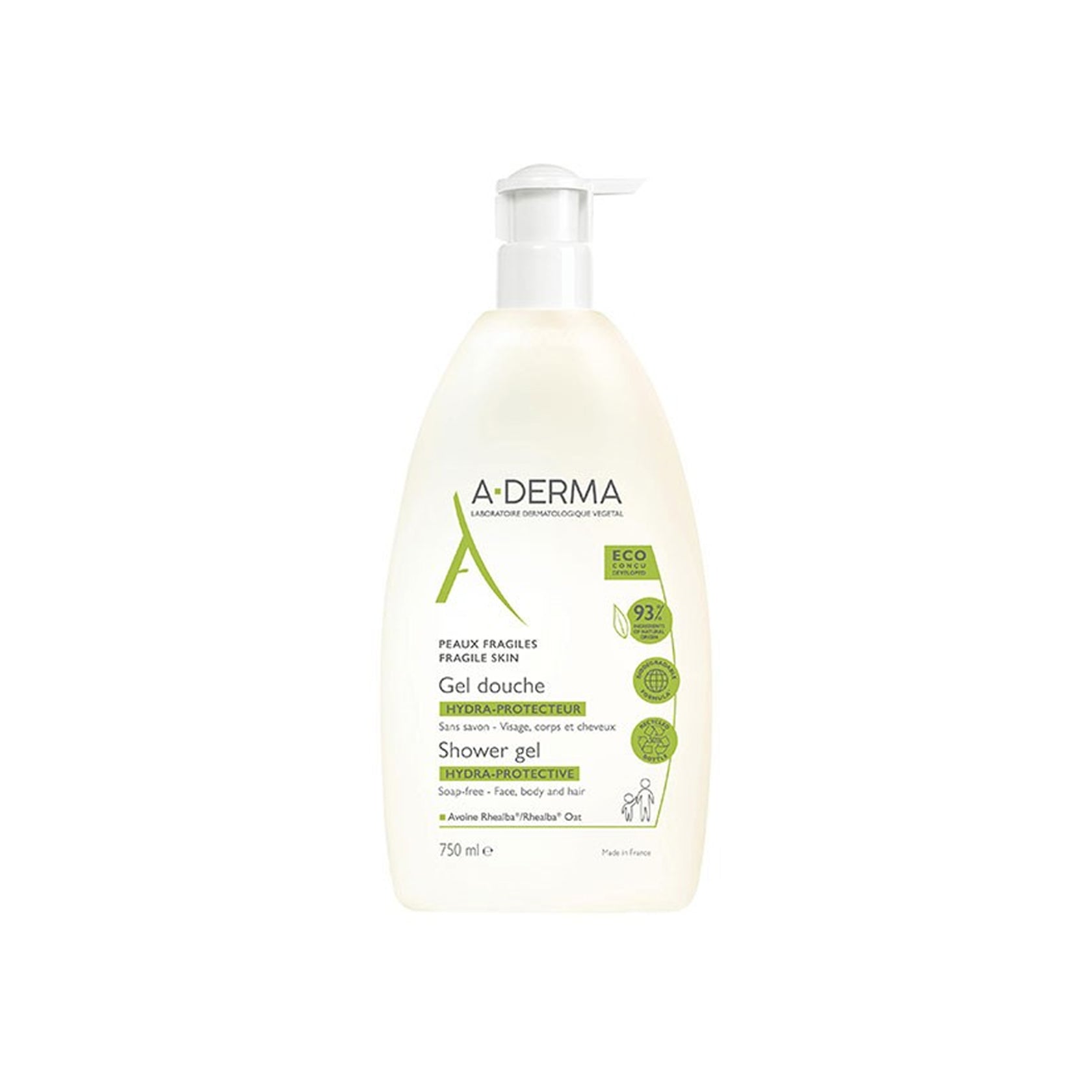 A-Derma Shower Gel Hydra-Protective 750ml (25.36fl oz)