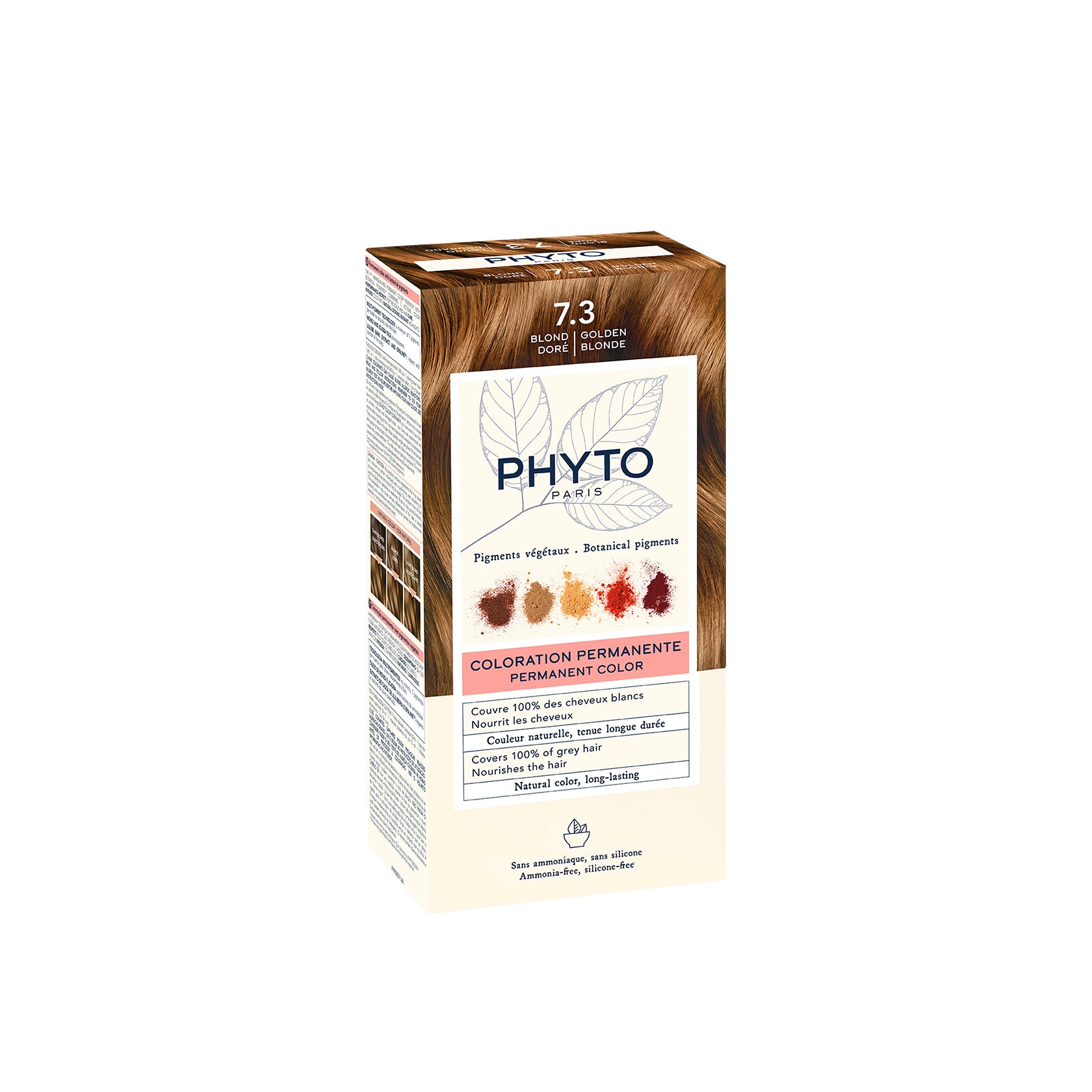 Phytocolor Permanent Color Shade 7.3 Golden Blonde
