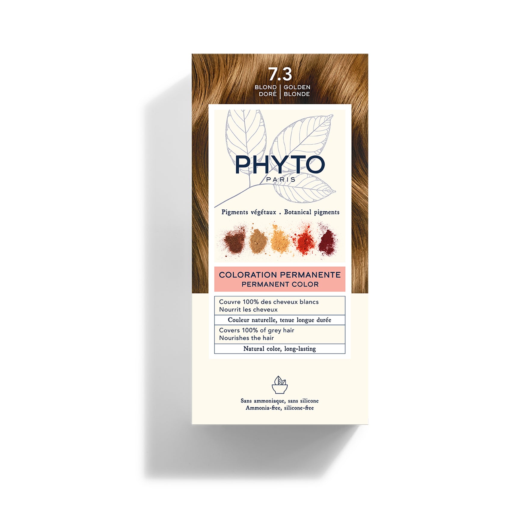 Phytocolor Permanent Color Shade 7.3 Golden Blonde
