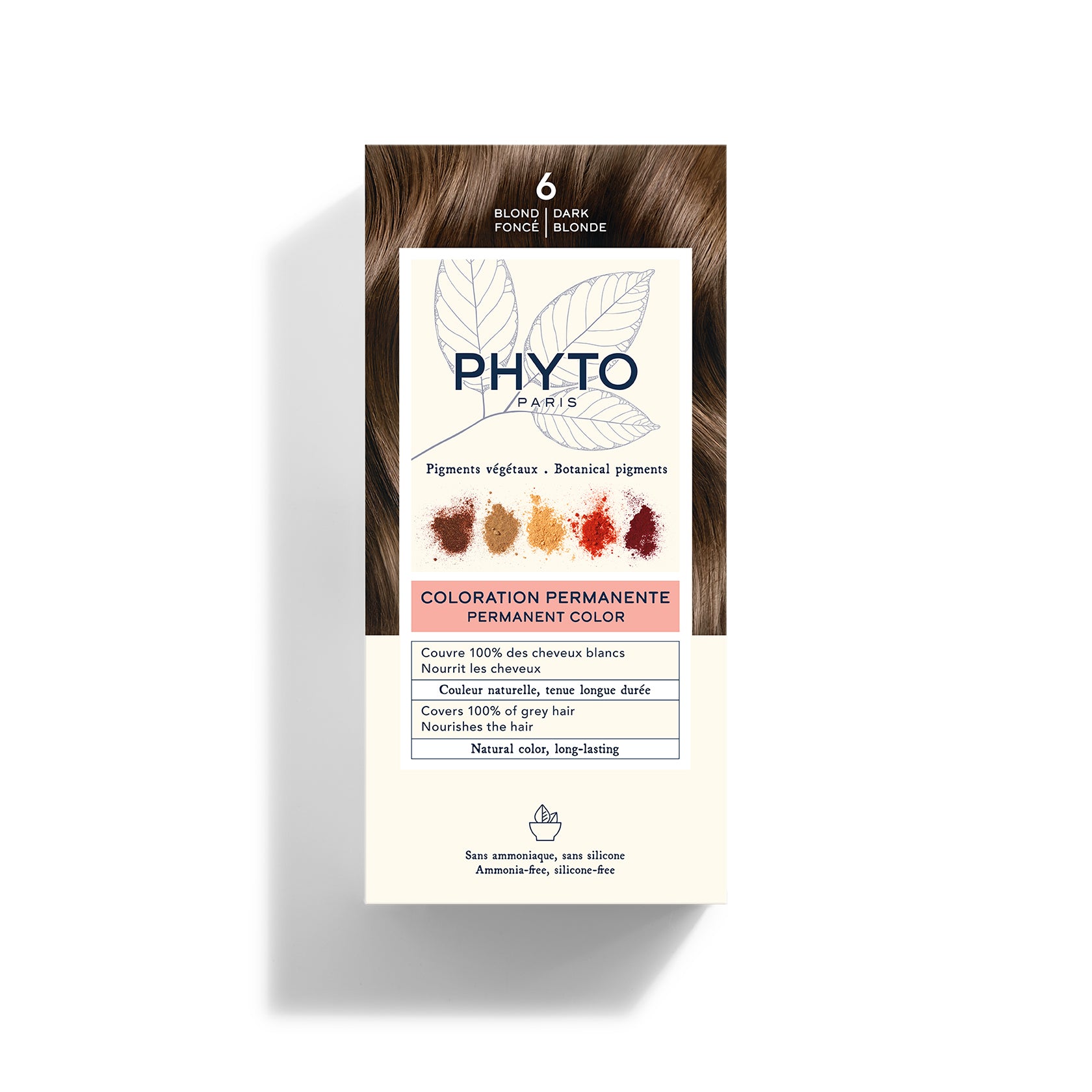 Phytocolor Permanent Color Shade 6 Dark Blonde