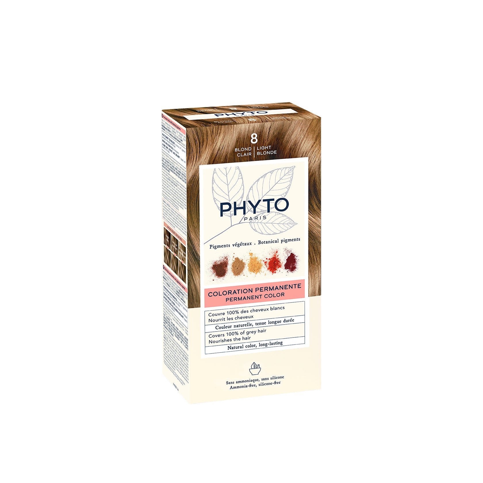 Phytocolor Permanent Color Shade 8 Light Blonde