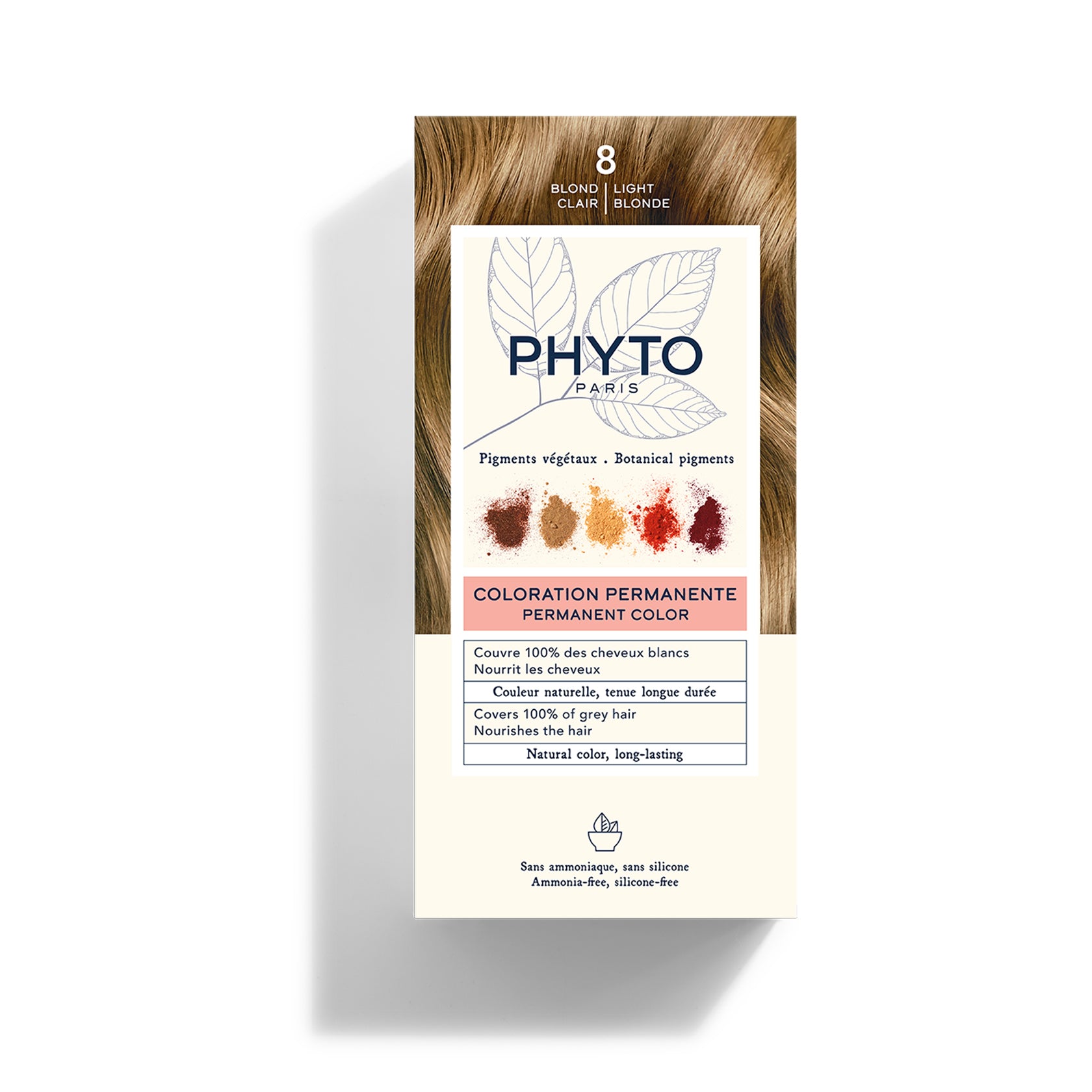 Phytocolor Permanent Color Shade 8 Light Blonde