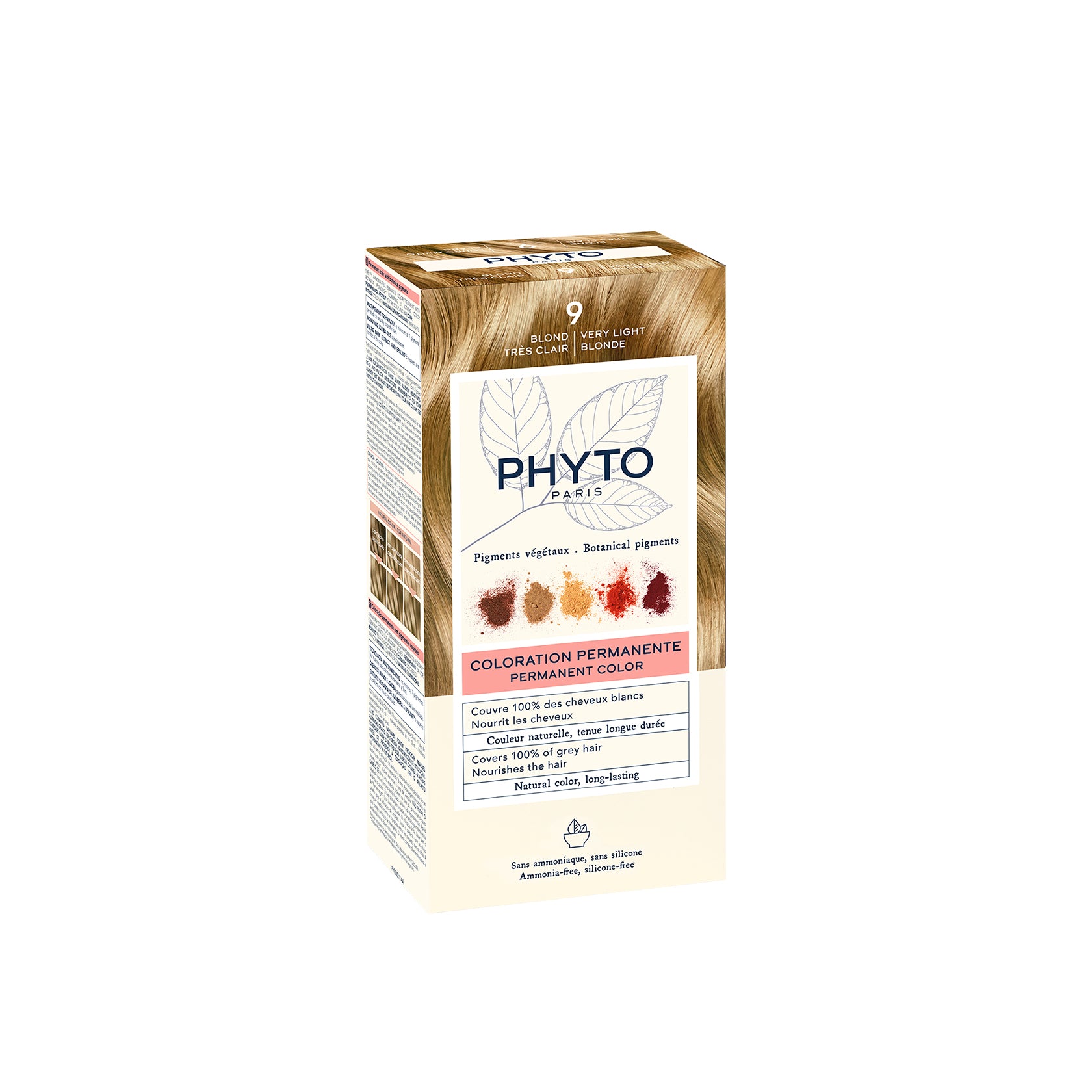 Phytocolor Permanent Color Shade 9 Very Light Blonde