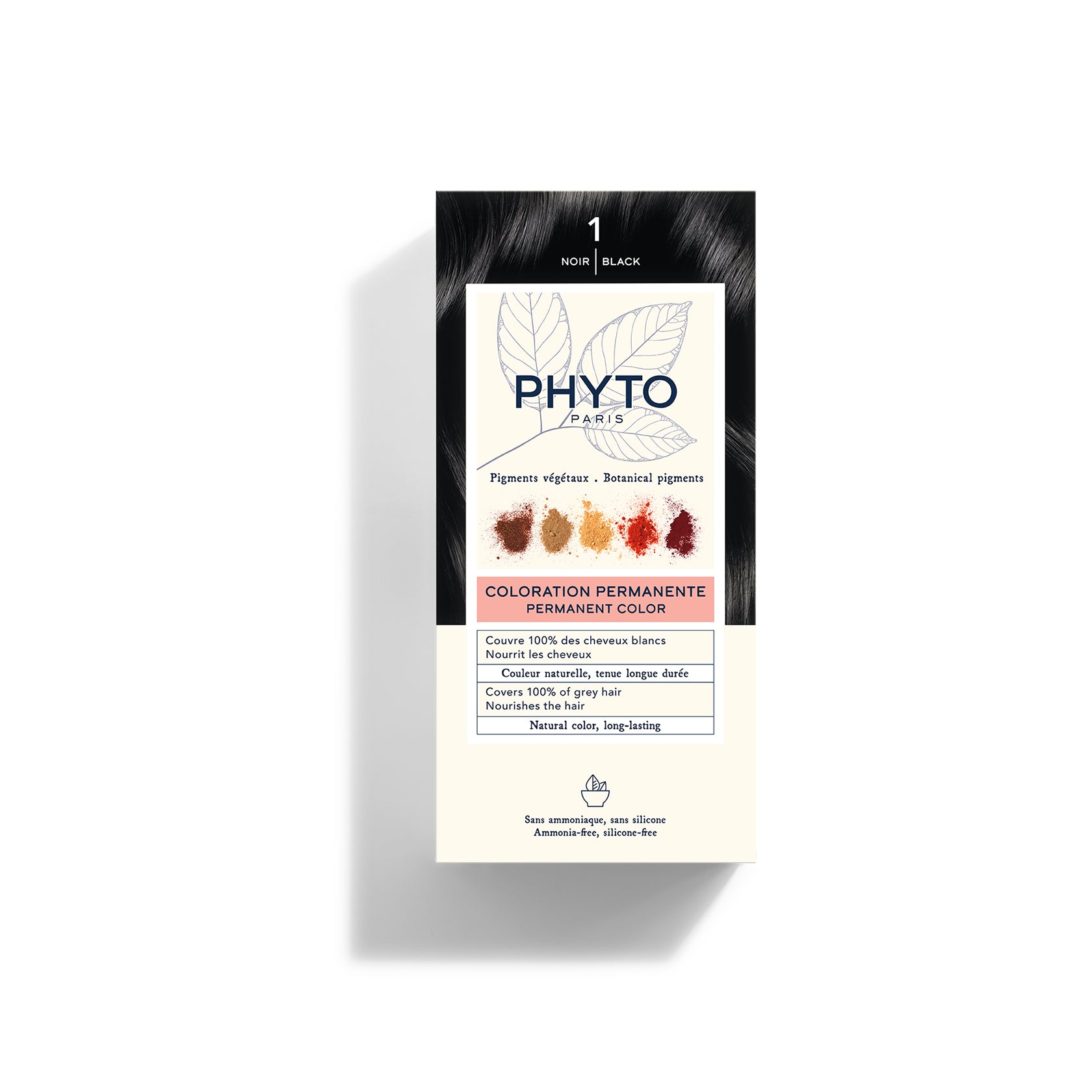 Phytocolor Permanent Color Shade 1 Black