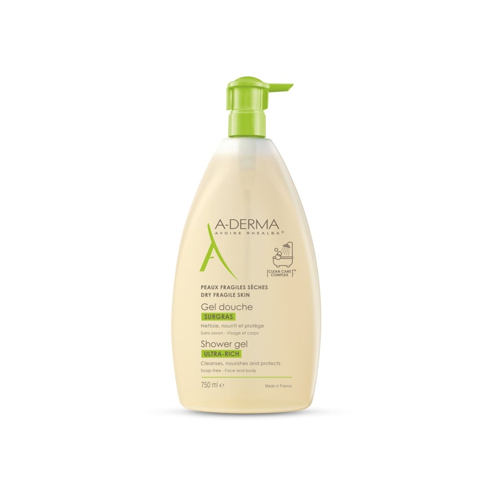 A-Derma Shower Gel Ultra-Rich 750ml (25.36fl oz)