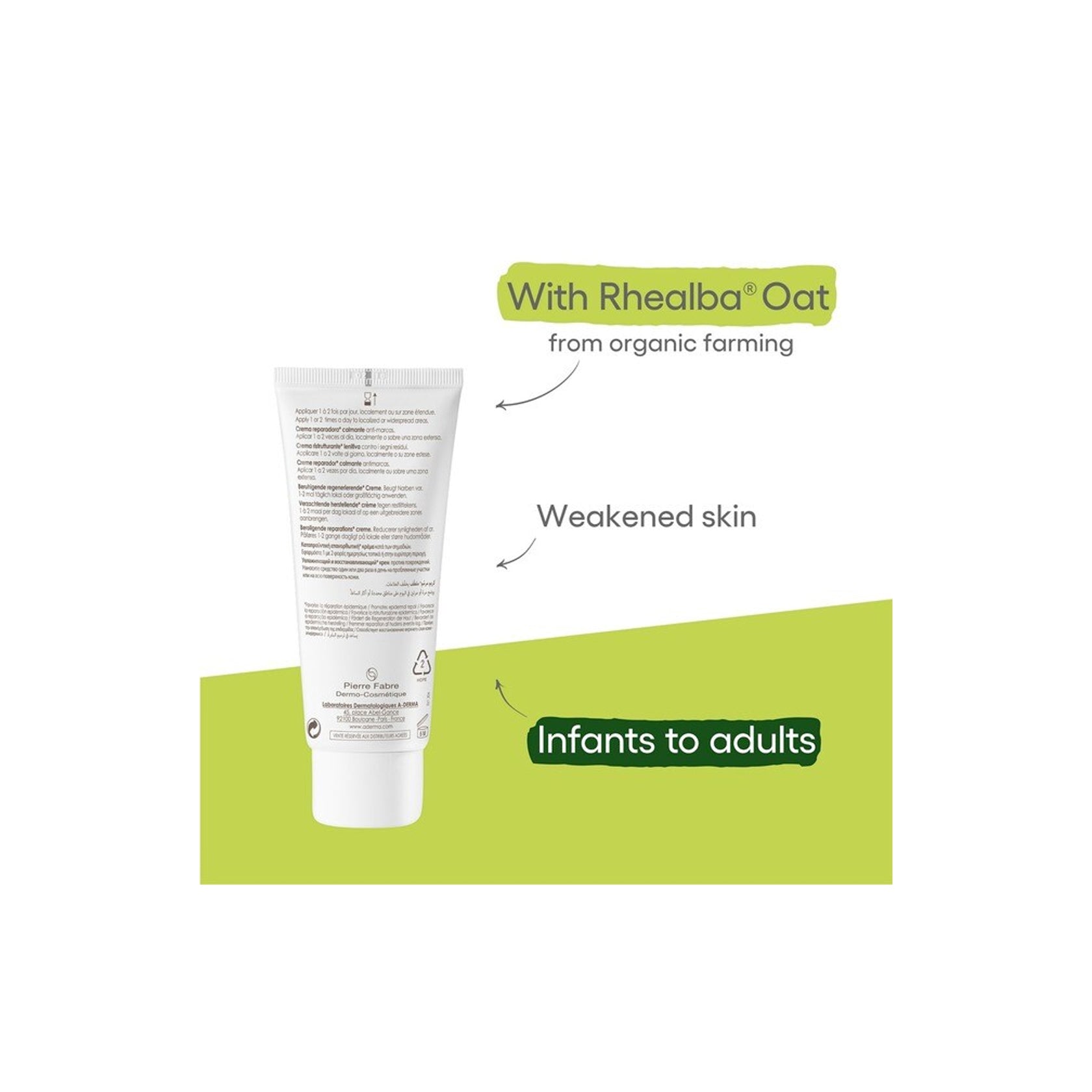 A-Derma Epitheliale A.H. Ultra Soothing Repairing Cream 100ml (3.38fl oz)